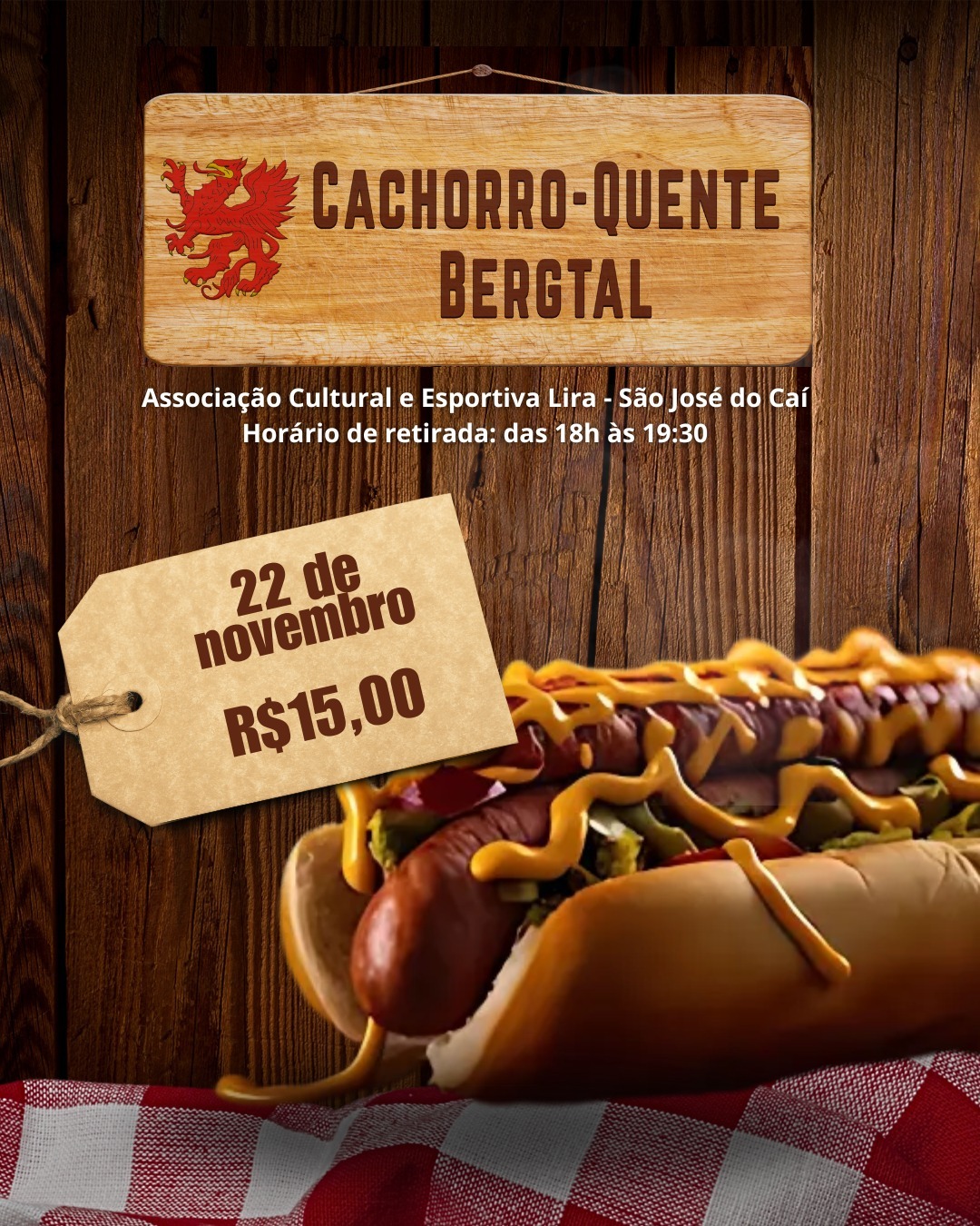 Cachorro quente Grupo Bergtal São José do Cai