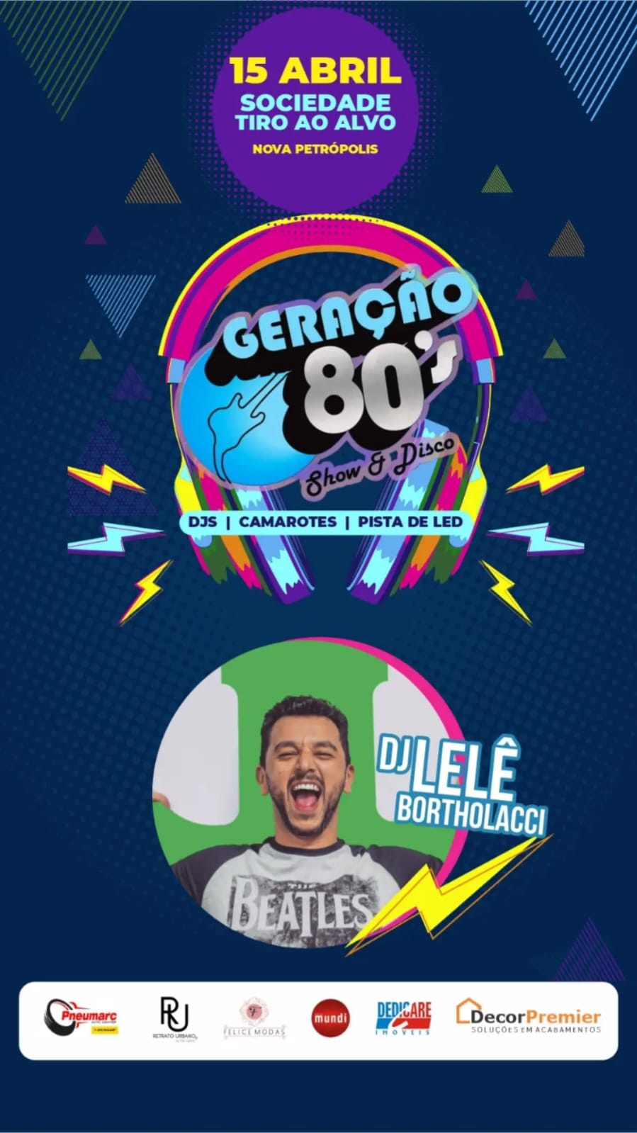 Festa Geração 80 Show e Disco