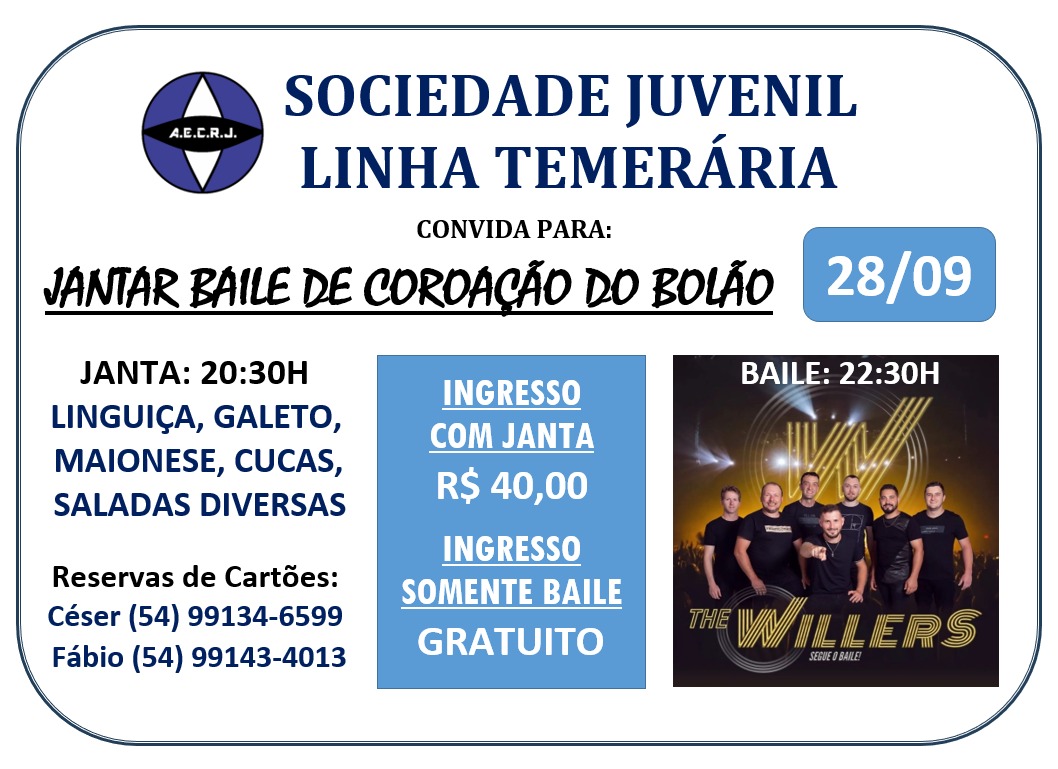 Jantar Baile De Coroação do Bolão